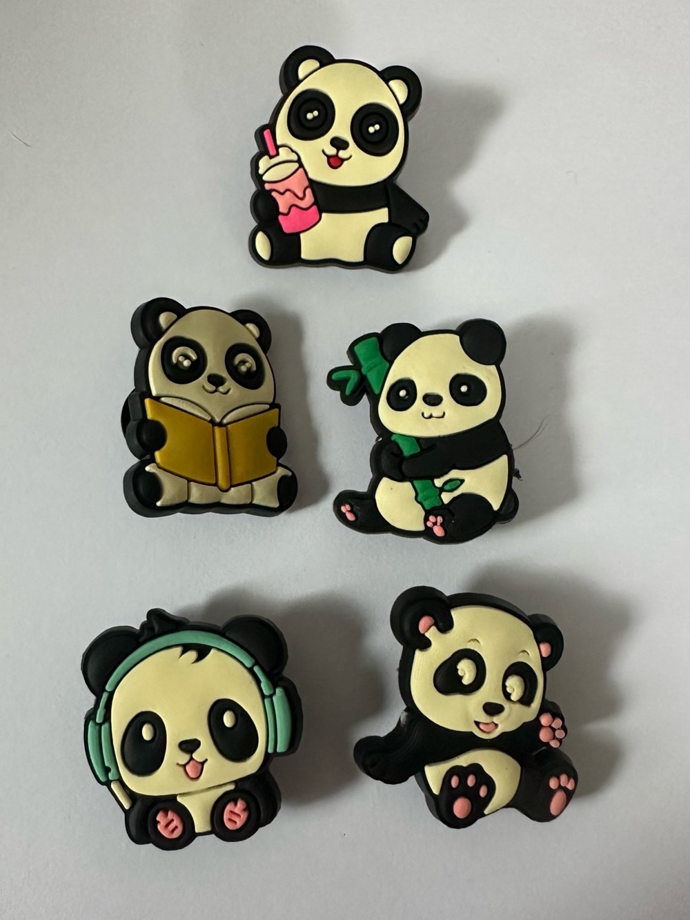 Kawaii Panda 🐼 Croc Charms